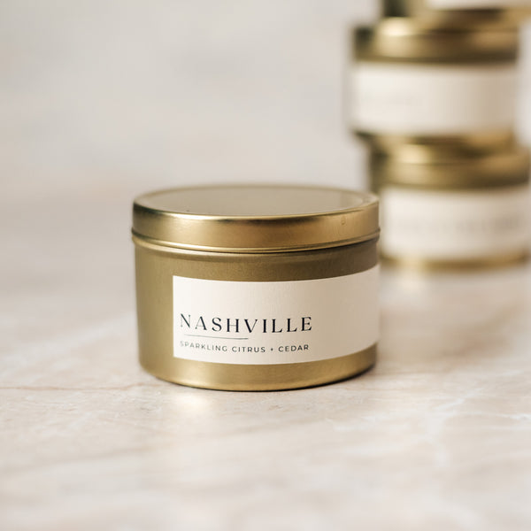 Nashville Candle (Gold Mini Tin)