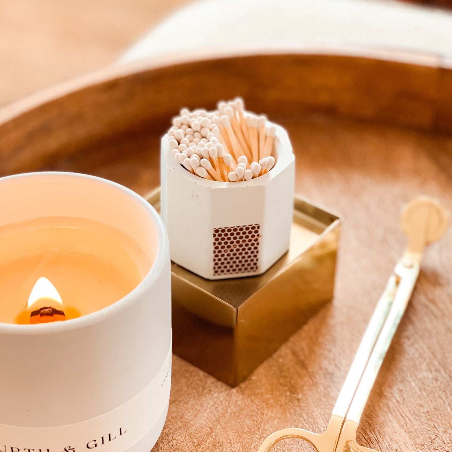 Concrete Match Holder SOLANA