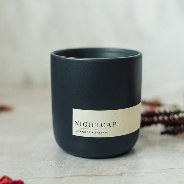 Nightcap Candle (Charcoal Ceramic)