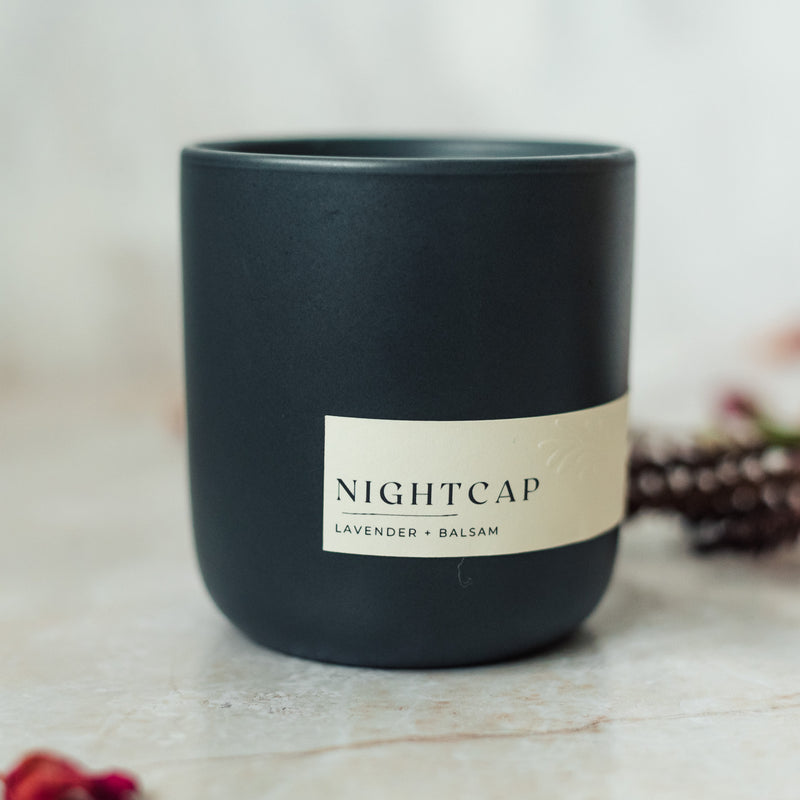 Nightcap Candle (Charcoal Ceramic)