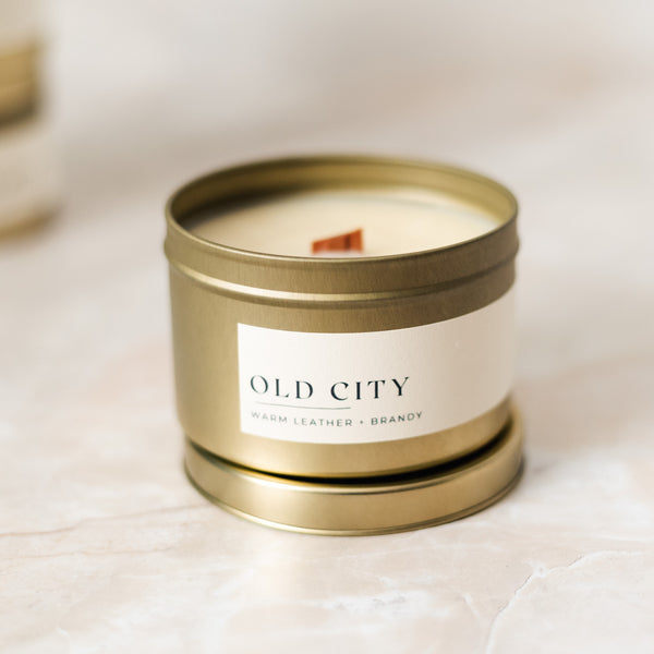 Old City Candle (Gold Mini Tin)