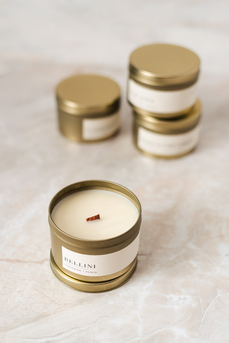 Bellini Candle (Gold Mini Tin)