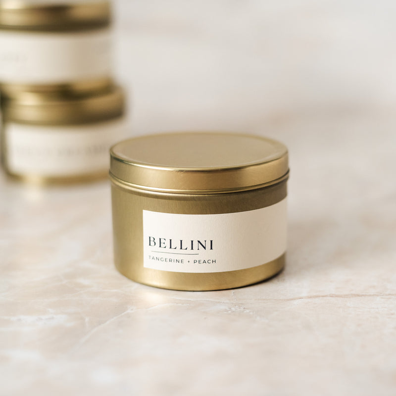 Bellini Candle (Gold Mini Tin)