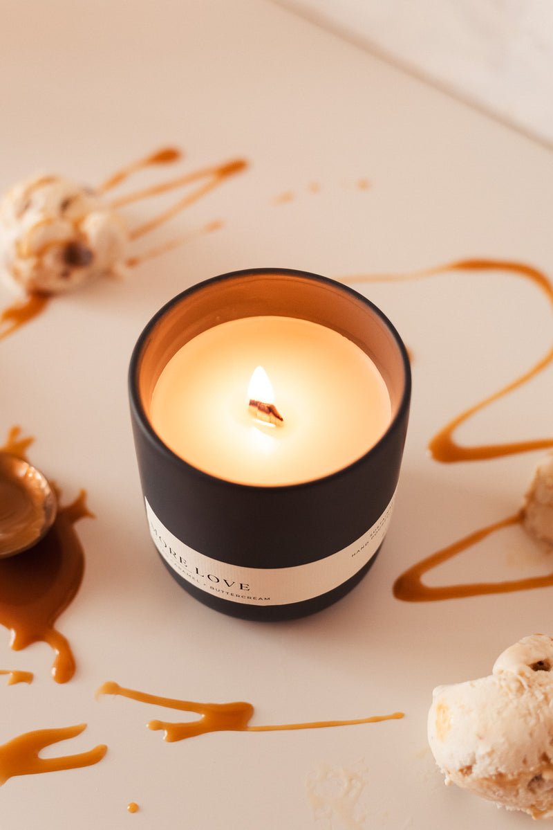 More Love Spring Candle (Charcoal Ceramic)