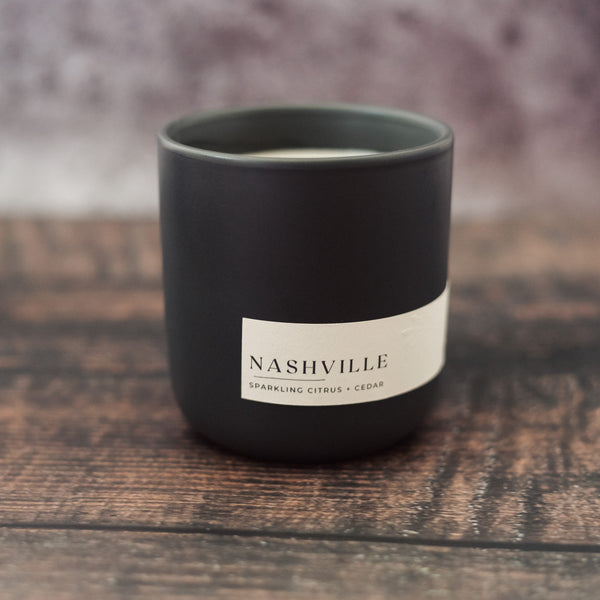 Nashville Candle (Charcoal Ceramic)