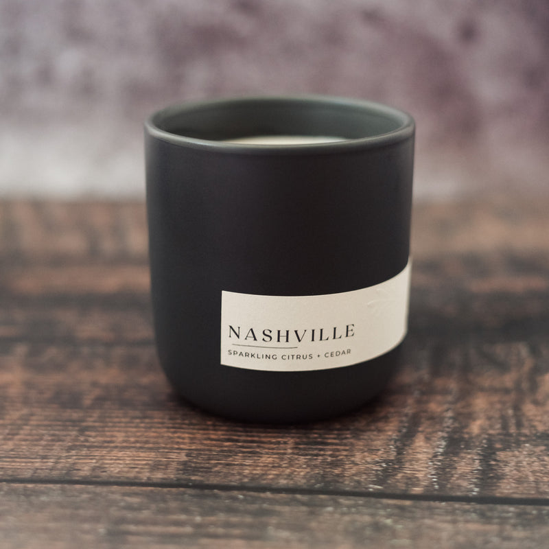 Nashville Candle (Charcoal Ceramic)