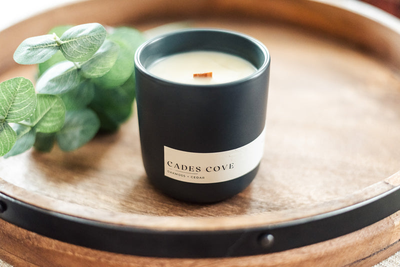 Cades Cove Candle (Charcoal Ceramic)